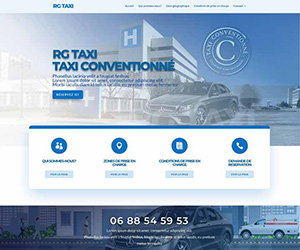 Création de site internet pour un taxi conventionné Taxi conventionné à son propre compte