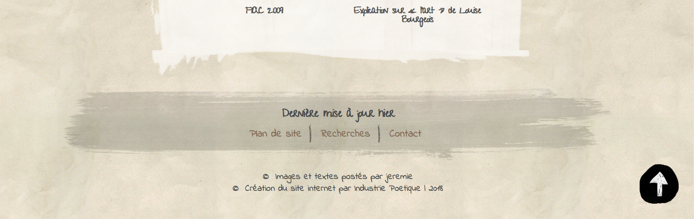 Exemples de Bas de Page, Footer, pour Site Internet 15- Exemple de footer avec menus et 2 copyrights