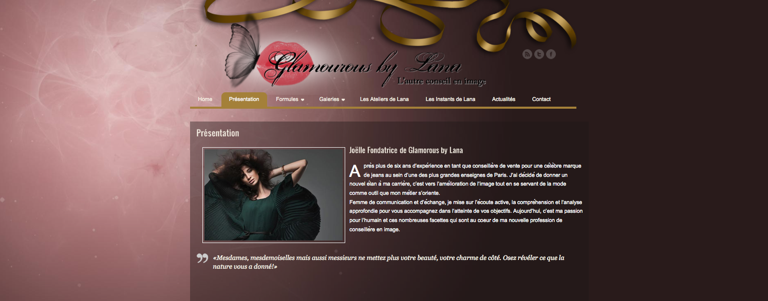 Exemples de Haut de Page, Header, pour Site Internet 3- Exemple d'header graphique