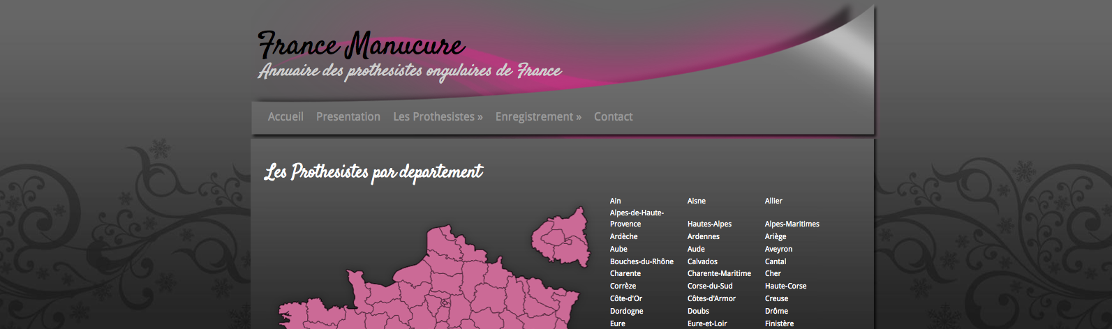 Exemples de Haut de Page, Header, pour Site Internet 9- Exemple d'header avec un slogan